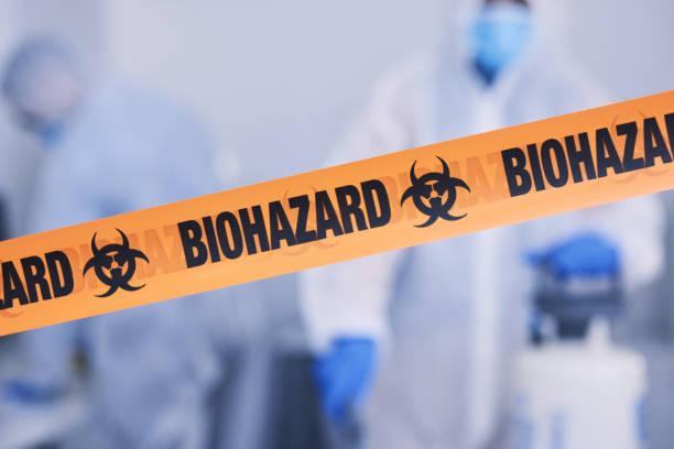 Professional Blood Cleanup technician working in Ho-Ho-Kus, NJ